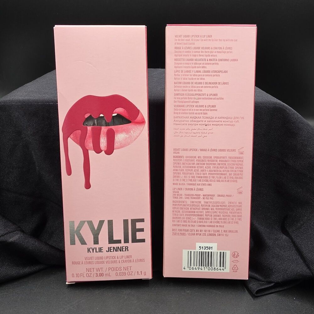 KYLIE JENNER Velvet Liquid Lipstick & Lip Liner 100 Posie K Velvet Set of 2 New